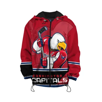Детская куртка 3D «Washington Capitals» для мальчиков и девочек, Комфортная куртка с рисунком
Детская куртка 3D «Washington Capitals» для мальчиков и девочек, Комфортная куртка с рисунком
