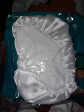 Gorro de descanso de satén para mujer, gorro de dormir liso, para el cuidado del cabello, Unisex