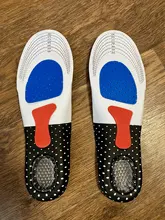 Plantillas para correr de Gel ortopédico para hombre, almohadilla para zapatos, soporte para ARCO, cojín para talón, 1 par