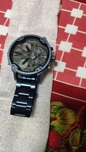 Reloj de cuarzo para hombre, pulsera con movimiento militar, con múltiples zonas horarias, fecha automática, Gel de sílice