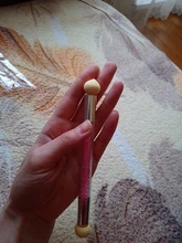 Esmalte de uñas en Gel, pendiente del cepillo con 4 cabezales de esponja de reemplazo, polvo brillante, punteado, gradiente, arte de uñas esponja