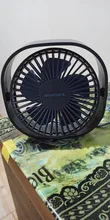 SMARTDEVIL-ventilador de escritorio USB portátil, dispositivo Personal de 3 velocidades con ángulo ajustable de rotación de 360 grados para oficina, hogar y viajes