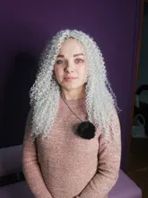 Rizado rizado de la onda de alta temperatura de fibra tejido REYNA pelo sintético mechones 6 unids/lote pelo Gram