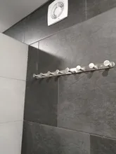 Hooks Bathroom-Accessories Stainless-Steel Wall-Mounted Black/brushed Round White/matte