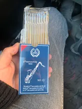 10 unids/caja saxofón Tenor Cañas nivel Normal 10-Bb saxofón Tenor Sax fuerza de las cañas/2,0/2,5/3,0 para principiantes