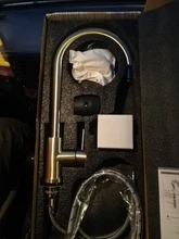 Gold Kitchen Faucet Brushed Crane Pull-Out Cold-Mixer Single-Handle Rotatble Hot 360