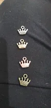 20 piezas encantos corona 13x14mm plata tibetana/oro/bronce chapado colgantes joyería antigua fabricación artesanal DIY