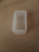 De cristal UV epoxi cuadrado Rectangular molde de silicona alta reflexión cubos de joyería hecha a mano herramienta de fabricación decoración artesanal pantalla