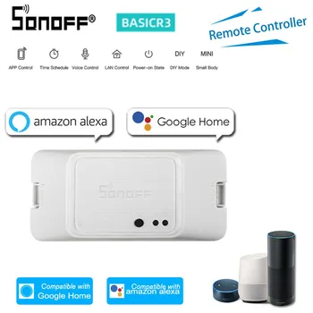 Sonoff Basic R3 Wireless Wifi Switch For Smart Home Automation Module Remote Controller For Google Alexa IFTT VIOCE APP Working
Sonoff Basic R3 Wireless Wifi Switch For Smart Home Automation Module Remote Controller For Google Alexa IFTT VIOCE APP Working
