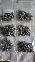 ZONSANTA-tornillo hexagonal de acero inoxidable M2, M2.5, M3, M4, M5, M6, Din7991, 304, cabeza plana, tornillos avellanados para muebles