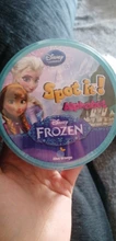 Juego de mesa de Frozen Spot it y dobble para niños, cartas de punto para Dobbles, ir de acampada, caja de lata de Metal, juguetes, novedad