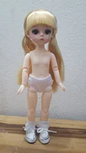 Muñeca Bjd de 30CM, vestido de Lolita, 15 articulaciones móviles, traje escolar, maquillaje, muñeca Bjd artesanal, los mejores regalos para niña, juguete de Animal BJD