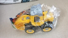 Rompecabezas DIY para niños, coche de bloques de construcción de ingeniería, juguetes educativos para niños, montaje de tuercas, vehículo, excavadora, juguete