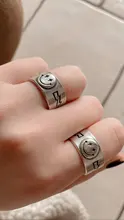 DreamySky-anillos con cara sonriente para mujer y hombre, joyería con dijes, estilo Punk Vintage, bohemio, nudillo antiguo, regalo de fiesta