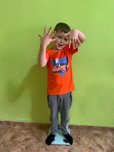 Familia T Camisa de algodón Merch A4 Lamba impresión Casual Tops de niño y niña padre y hijo hija ropa