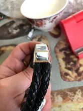 Pulsera de cuero Retro Para hombre y mujer, pulseras trenzadas Vintage en marrón y negro, regalo de fiesta, joyería, brazaletes de cierre magnético 2020