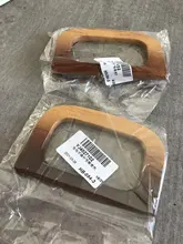 Asa de madera para bolsa de reemplazo, 1 unidad, bolso de bricolaje, asas de mano O asas de bolso, bolsos de monedero, bolsos con correas clásicas, accesorios