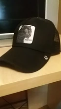 Gorra de malla con estampado de pantera para hombre y mujer, gorro de béisbol con estampado de Anime, Gorilla King, gorra de camionero negra, sombrero de papá, Snapback de red