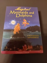 Cartas mágicas de oráculo de sirena, cartas de Tarot duraderas vívidas, todas las versiones en inglés para regalos de fiesta familiar, juego de cartas