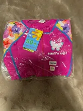 BAOHULU-bañador de manga corta para niñas de 1 a 11 años, traje de baño de una pieza UPF50 + protector contra sarpullido, ropa de Surf para niñas