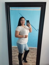 Zapatos de tacón alto hasta el muslo para mujer, botas por encima de la rodilla con cordones de cuero de ante a la moda, talla grande, invierno, 2021