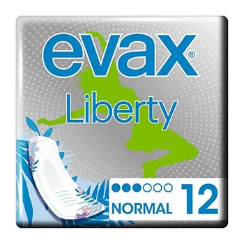Normal Sanitary Pads Liberty Evax (12 uds) 
Normal Sanitary Pads Liberty Evax (12 uds)