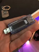 Probador de voltímetro con batería USB, amperímetro de voltaje Digital, medidor de voltaje de corriente, cargador médico, probador de capacidad