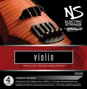 Ns310 NS electric electric string kit for electric violin 4/4, medium, D'Addario
Ns310 NS electric electric string kit for electric violin 4/4, medium, D'Addario