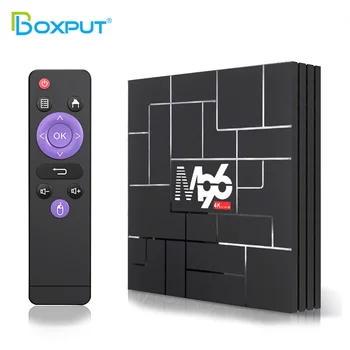 Android Box M96 5G Dual-WiFi Android 9.0 RockChip 3318 HD Media Player Set-Top Smart TV Box with Infrared Remote Control 
Android Box M96 5G Dual-WiFi Android 9.0 RockChip 3318 HD Media Player Set-Top Smart TV Box with Infrared Remote Control