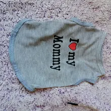 Ropa de gato para primavera y verano, chaleco estampado para mascotas a la moda, ropa divertida para gatos, 11C40S3