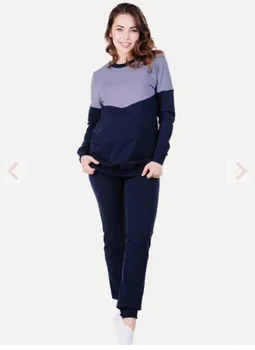 Спортивный костюм для беременных и кормящих Hunny mammy 1-HMO 08734 Синий/белый
Спортивный костюм для беременных и кормящих Hunny mammy 1-HMO 08734 Синий/белый