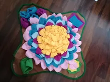 Snuffle Mat Carpet Puzzle-Toy Feeding-Bowl Sniffing-Pad Food-Dispenser Nose-Smell Dog