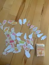 46 unids/lote helado delicioso papel de etiqueta engomada de la etiqueta engomada Diy diario Scrapbooking etiqueta engomada de la etiqueta