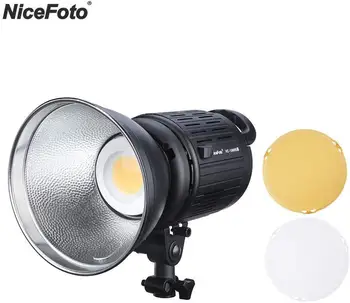 NiceFoto HC-1000B II Photography LED Video Light Lamp 100W LCD Display 3200K/5600K Stepless Adjustable Brightness CRI95+ 
NiceFoto HC-1000B II Photography LED Video Light Lamp 100W LCD Display 3200K/5600K Stepless Adjustable Brightness CRI95+
