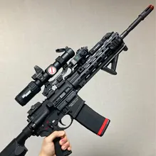 Monotubo rojo Win sin bordes de 30mm, torreta de 1/5Mil, ajuste de cristal grabado Mil Dot, bloqueo cero, Torero de acucisión rápida, CQB HD, 1-6x24 mira