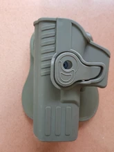 Funda con cubierta para pistola Glock, funda para pistola de mano izquierda/derecha, 17, 19, 22, 26, 31, caja de caza Airsoft