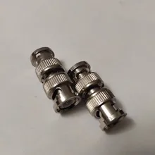 Adaptador macho a macho BNC, conectores RG59, acoplador Coaxial para cámara CCTV