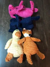 De pana de pana juguetes para perros pequeños perros grandes de forma de Animal felpa mascota cachorro chillón masticar juguete mordedor resistente accesorios de mascotas suministros
