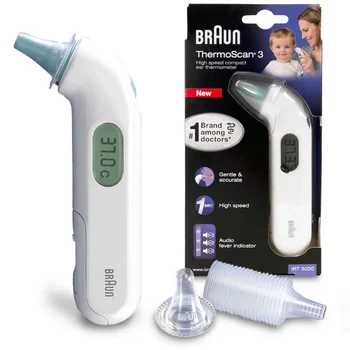 

Braun IRT 3030 Baby Thermometer Ear Thermoscan Ear Thermometer Accurate Easy Fast Measurement Baby Care Health High Speed