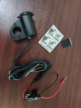 MoFlyeer-cargador USB para motocicleta adaptador de teléfono móvil resistente al agua, de aleación de aluminio, con pantalla Digital de 2.4A, cargador rápido para coche con interruptor