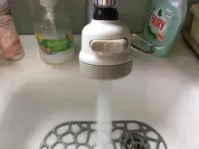 Boquilla de filtro de grifo recargable, accesorio de boquilla de ahorro de agua para el hogar, 360 grados de rotación