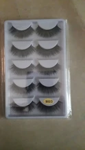 Multipack 3D Pelo de visón suave pesta?as postizas hechas a mano esponjosas pesta?as largas herramientas de maquillaje de ojos naturales Ojo de imitación las pesta?as 5 pares
