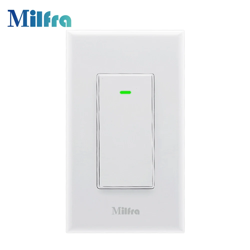 Smart Light Switch,Physical Button,US 15A Works with Alexa,Google home,Easy and Safe installation,ETL and FCC listed
Smart Light Switch,Physical Button,US 15A Works with Alexa,Google home,Easy and Safe installation,ETL and FCC listed