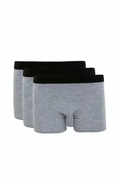 DeFacto 3pcs/set Men Boxer Sets Men Casual Breathable Boxer Bundles Men Light Grey UnderwearMan Knitted Boxer-M4919AZ20SP
DeFacto 3pcs/set Men Boxer Sets Men Casual Breathable Boxer Bundles Men Light Grey UnderwearMan Knitted Boxer-M4919AZ20SP