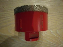 SHDIATOOL 1 pieza de brocas de perforación de diamante soldadas al vacío azulejo de porcelana M14 brocas de conexión mármol , piedra , sierra de masonryHole