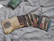 Tarjetas de oráculo de Los Ángeles y los descendientes, cartas selladas y adivinación de 55 cartas, cartas de oráculo para fiesta de mesa, guía, Tarot