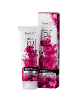 Balm-restoration with a complex of proteins for dyed and damaged hair simply euphoria Belita-M
Balm-restoration with a complex of proteins for dyed and damaged hair simply euphoria Belita-M