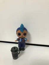 L O L ¡Sorpresa! Juego de muñeca brillante con ropa y zapatos para niño, juguete Punk, edición limitada