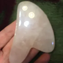 Rosa Natural Jade rodillo de la cara de masaje Gua Sha Placa de piedra de cristal de Jade masajeador de cuerpo Facial ojo rascar acupuntura Estiramiento Facial