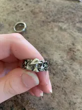 Anillo Vintage con patrón de flores y estrellas para mujer y hombre, sortija de varias tallas, estilo Retro Punk, Hip Hop, para fiesta nocturna, anillo del Club